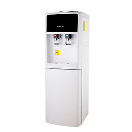 Distributeur chaud d'eau froide d'eau en bouteille de position de plancher avec le Cabinet de réfrigérateur de stockage
